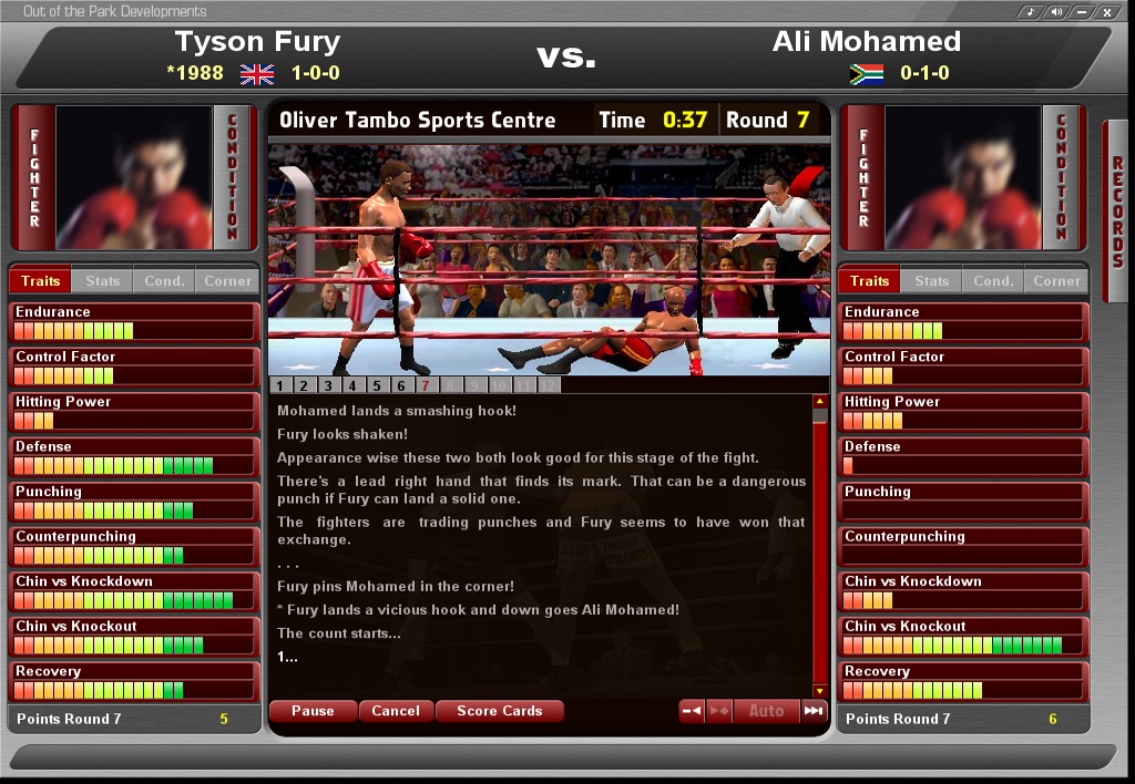 Title Bout Championship Boxing game_history